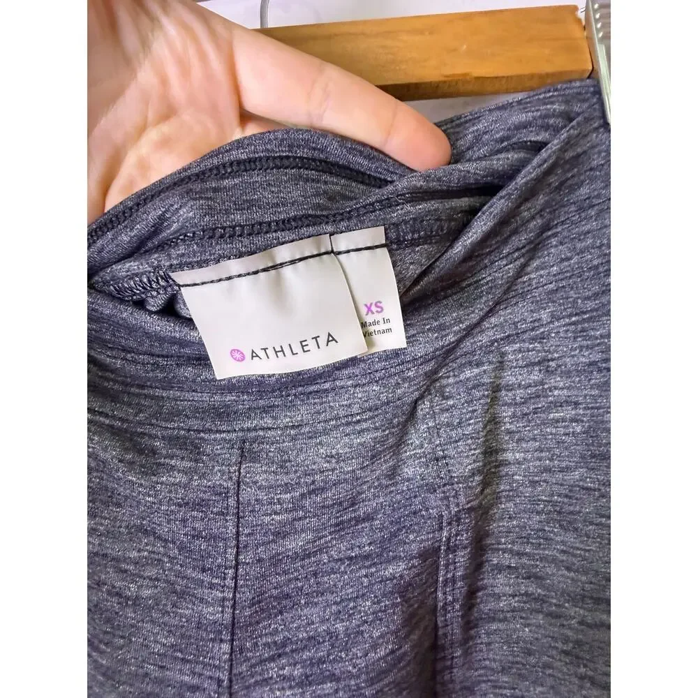 Athleta Metro Jogger XS Heathered Gray Space Dye Athletic Pants - Picture 4 of 4